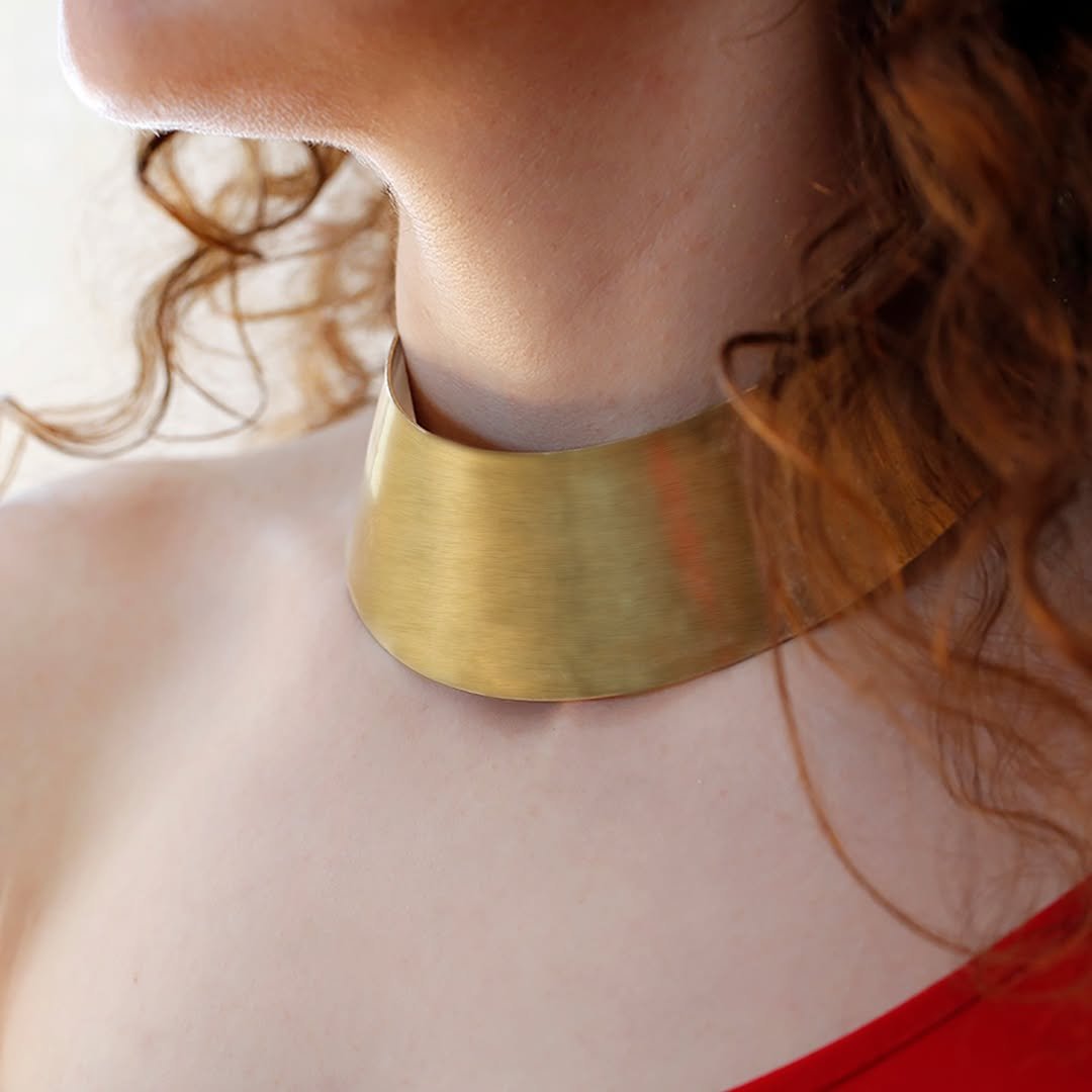 Bastet Brass Alloy Necklace